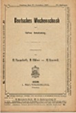 DEUTSCHES WOCHENSCHACH / 1907 vol 23, no 46